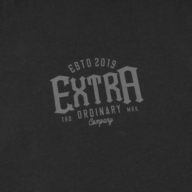 ESTABLISHED 2019 TEE CHARCOAL