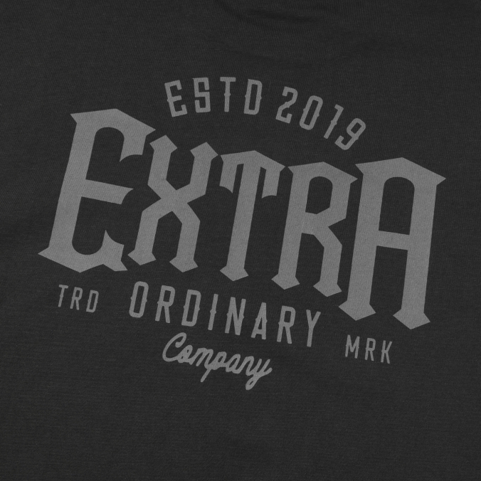 ESTABLISHED 2019 TEE CHARCOAL
