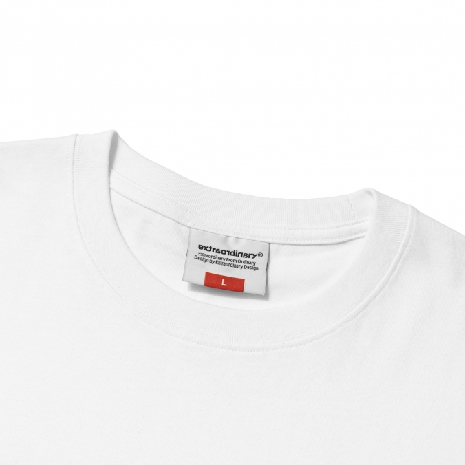 CURVED ROPE LOGO TEE OFF WHITE