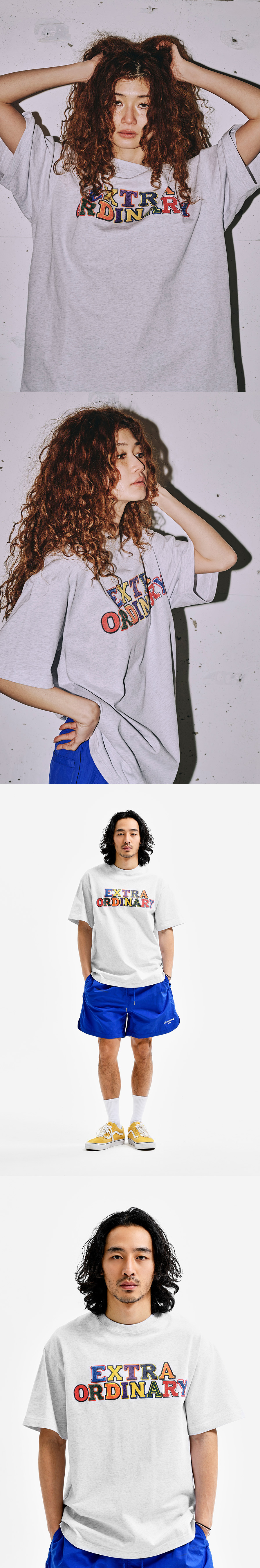 MULTI WAPPEN LOGO TEE L.M/GREY