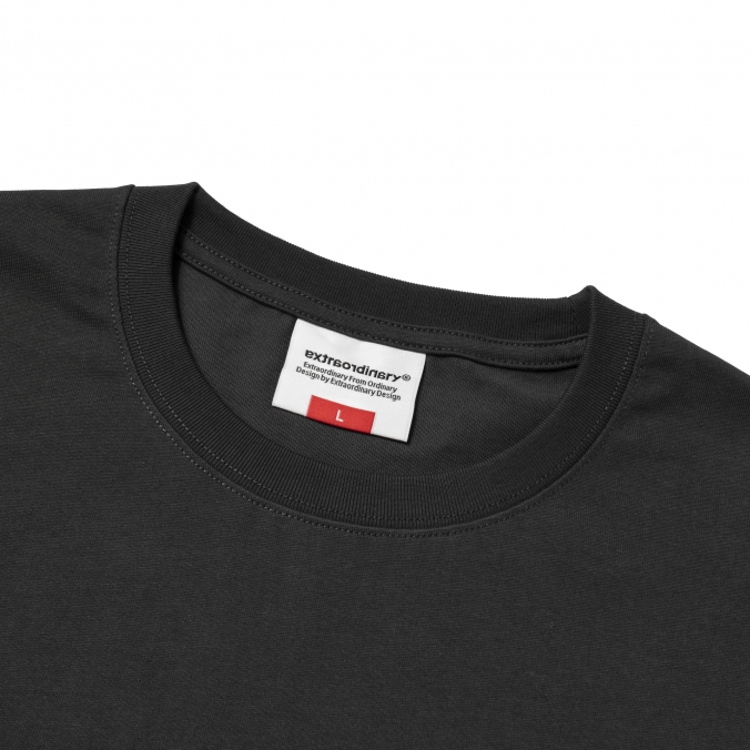 DICE LOGO TEE CHARCOAL