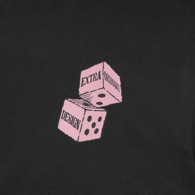 DICE LOGO TEE CHARCOAL