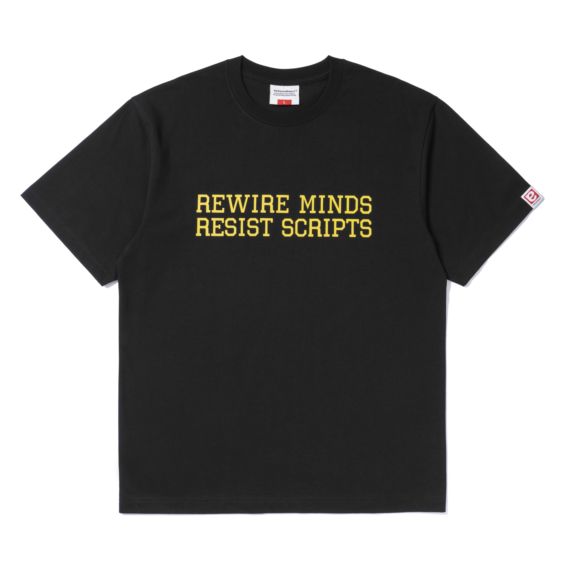 MESSAGE TEE BLACK