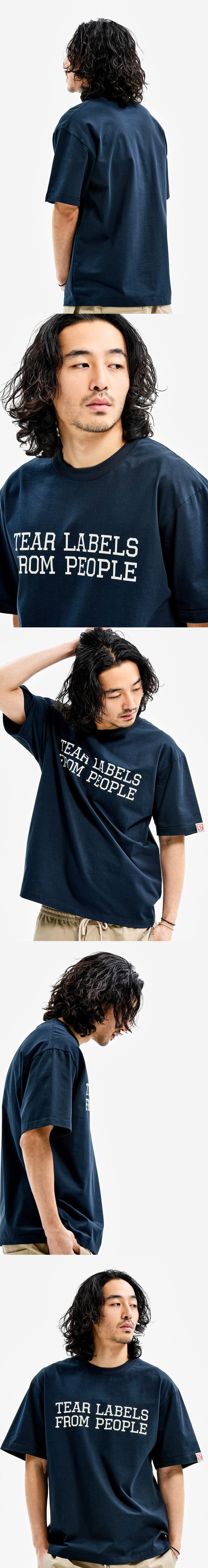 MESSAGE TEE NAVY