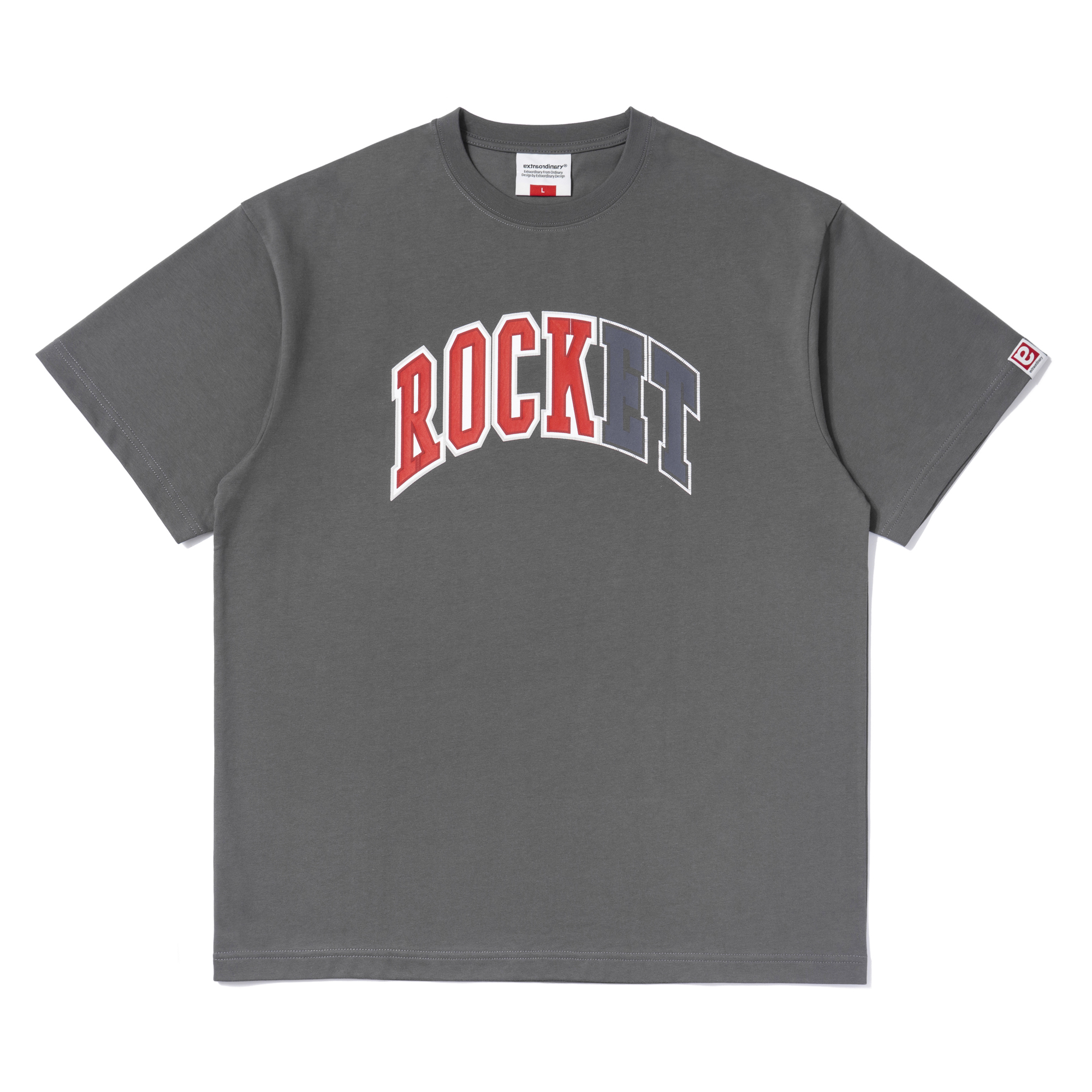 ROCK TEE CHARCOAL