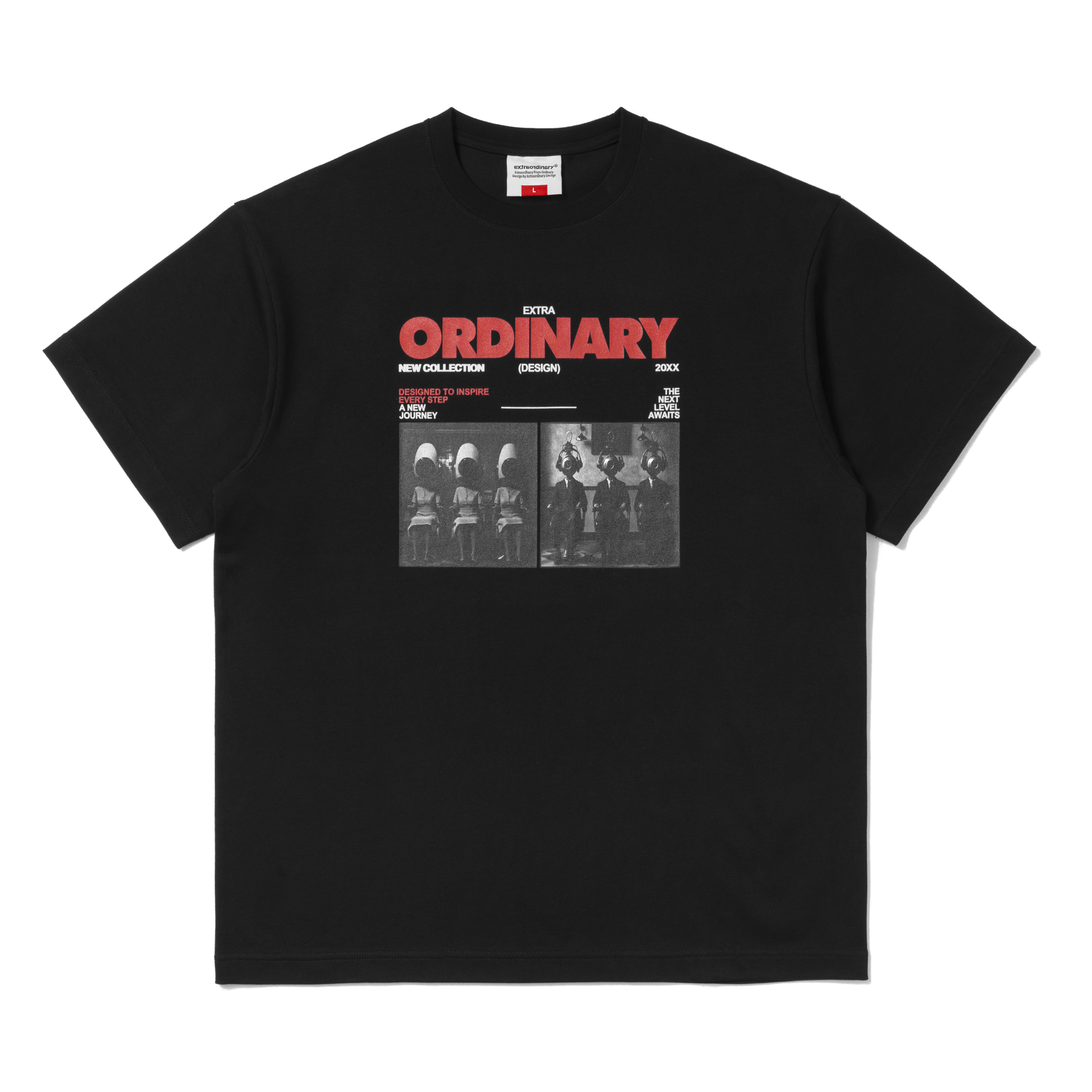 POSTER FRAME TEE BLACK