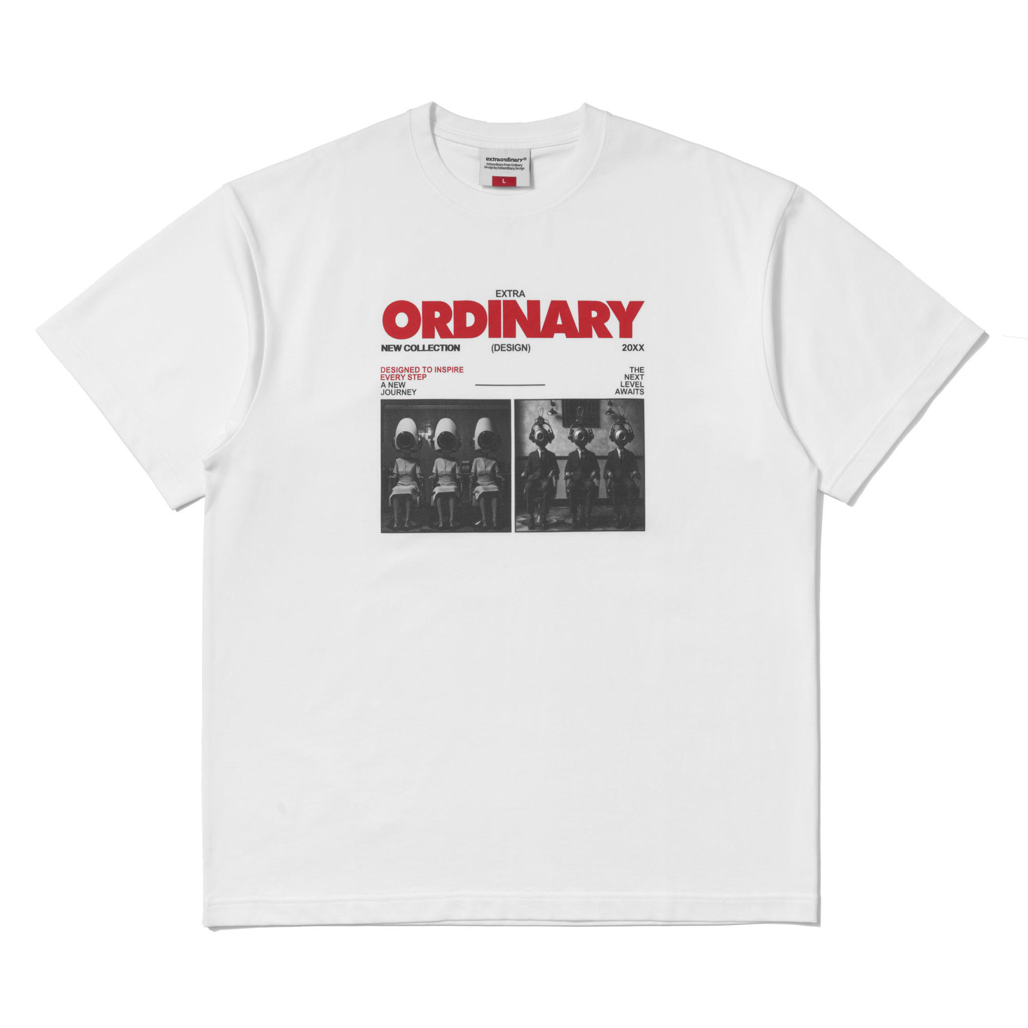 POSTER FRAME TEE OFF WHITE