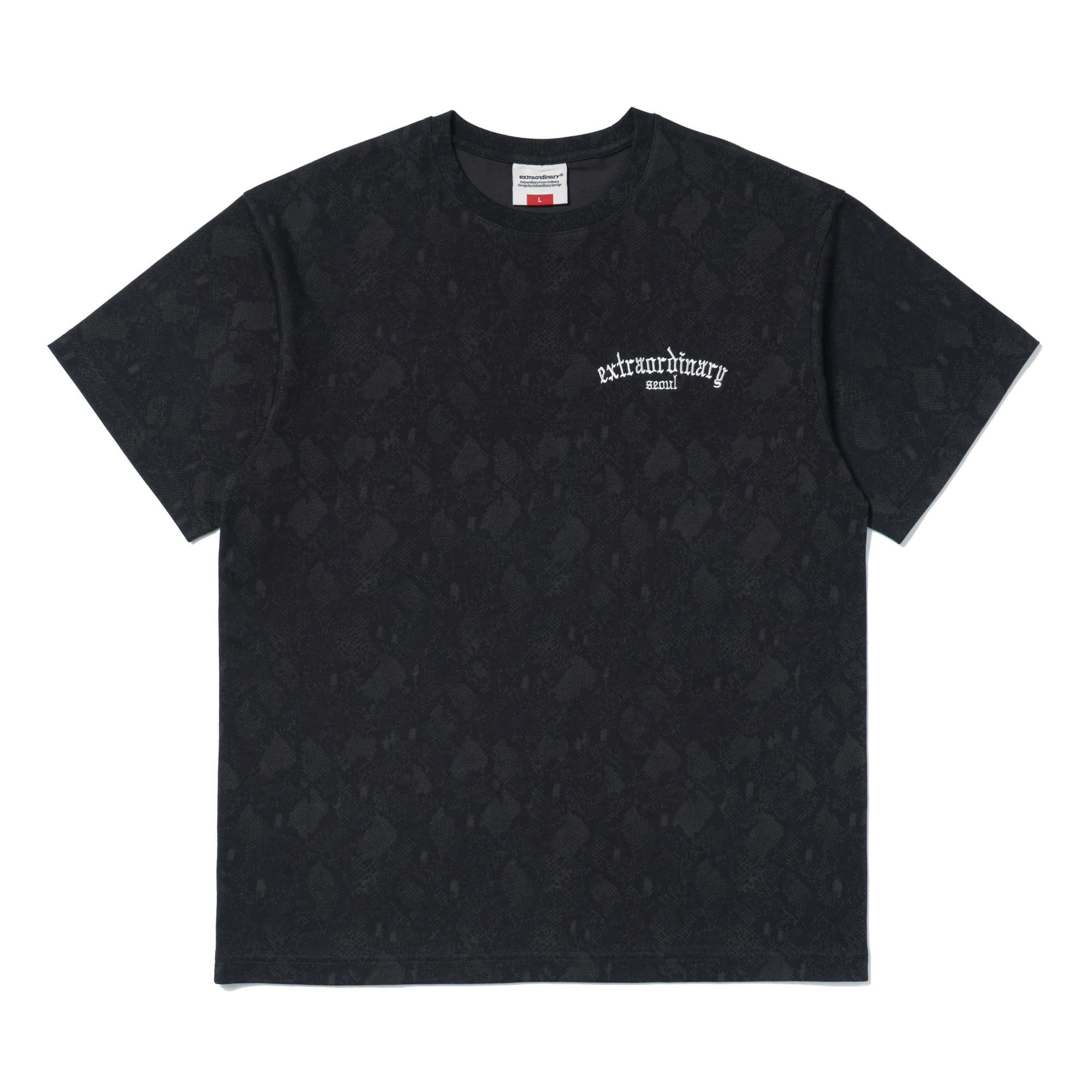 PYTHON BASIC SMALL LOGO TEE BLACK