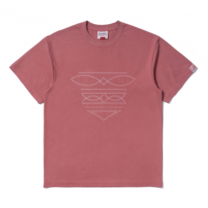 WESTERN STITCH TEE RED