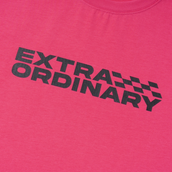 RACING LOGO TEE PINK
