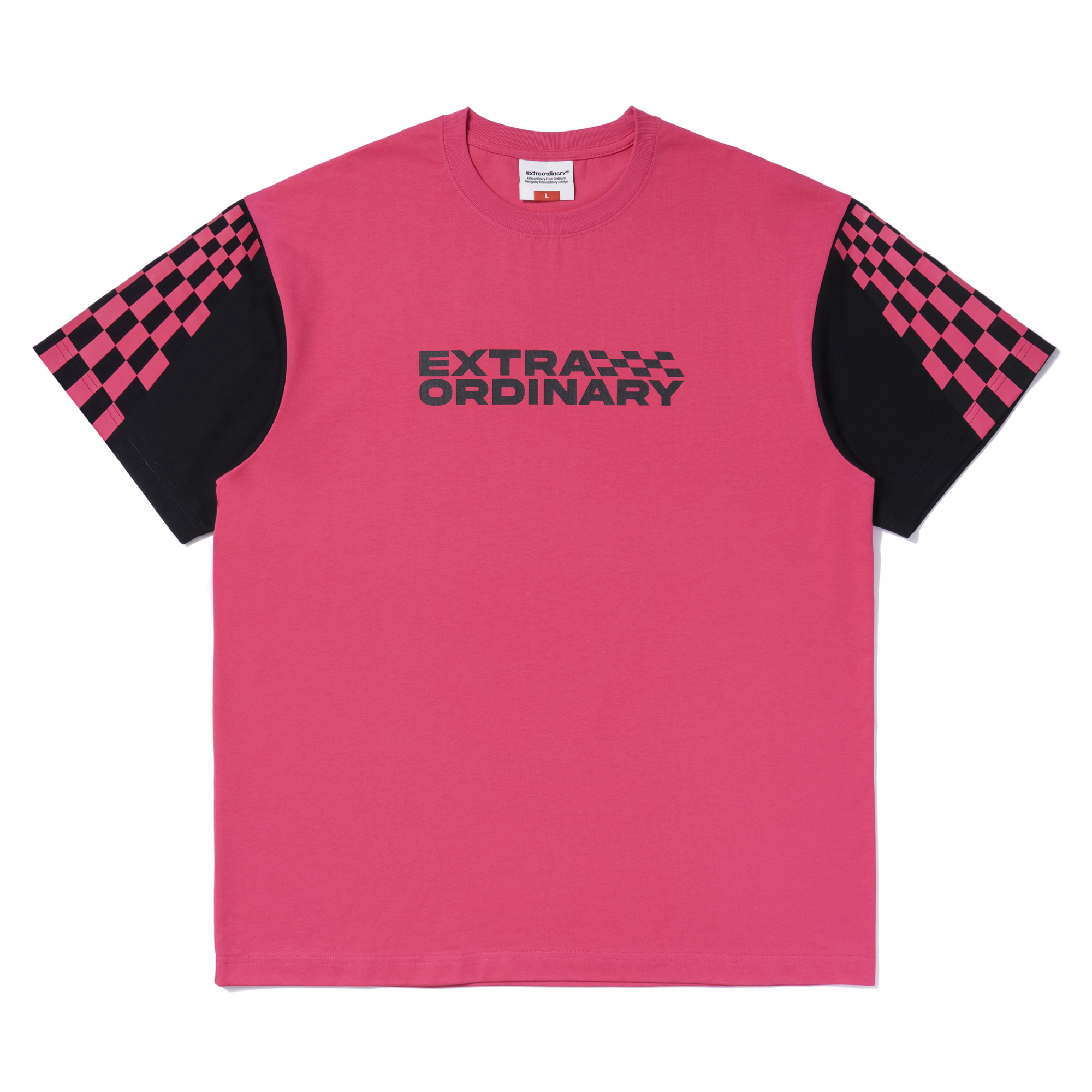 RACING LOGO TEE PINK