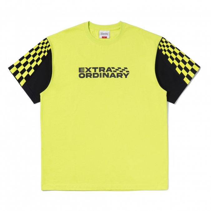 RACING LOGO TEE LIME