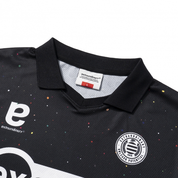 EX SOCCER JERSEY BLACK