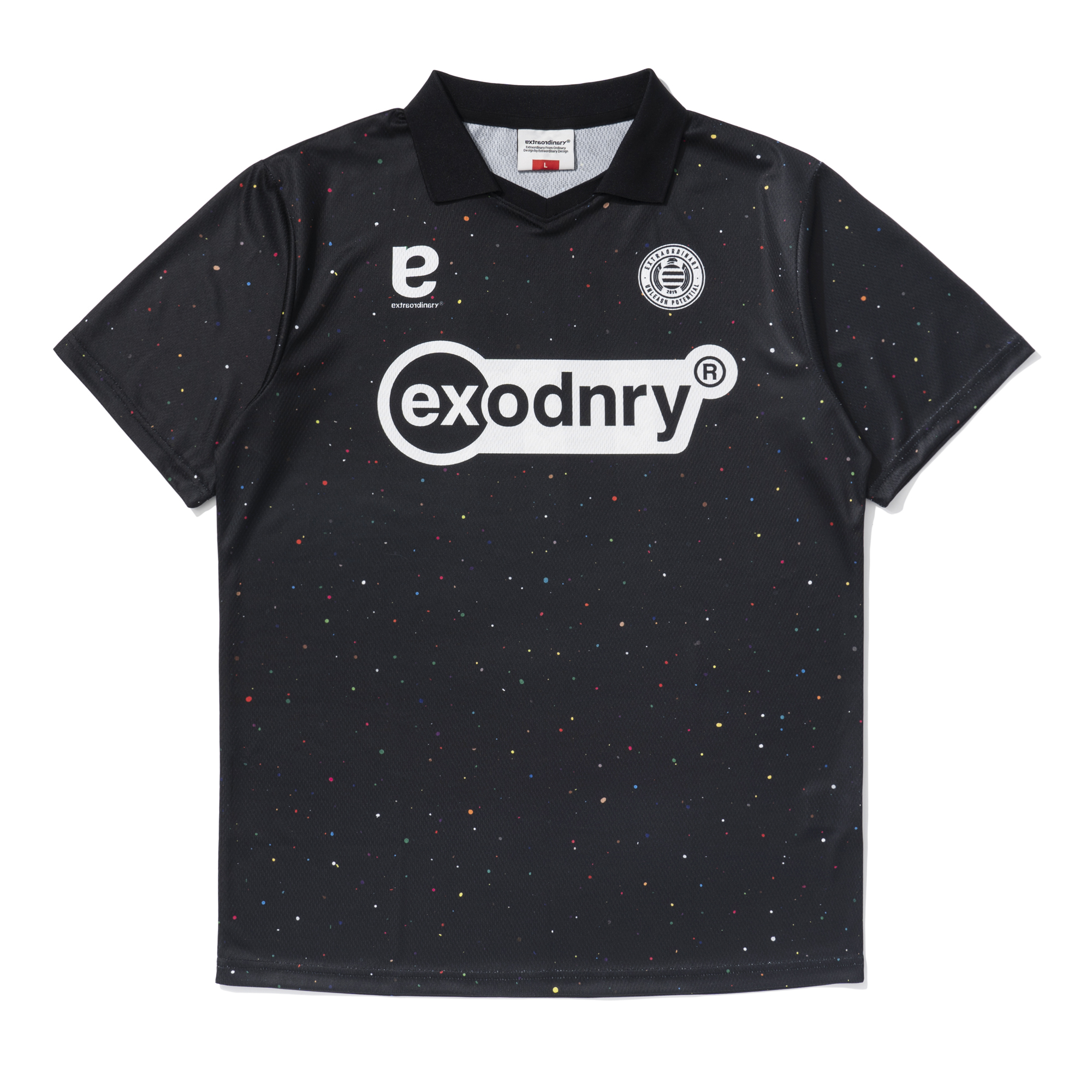 EX SOCCER JERSEY BLACK