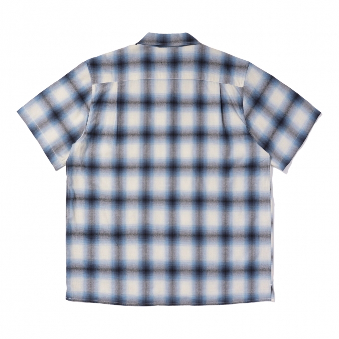 OMBRE CHECK SHIRT BLUE