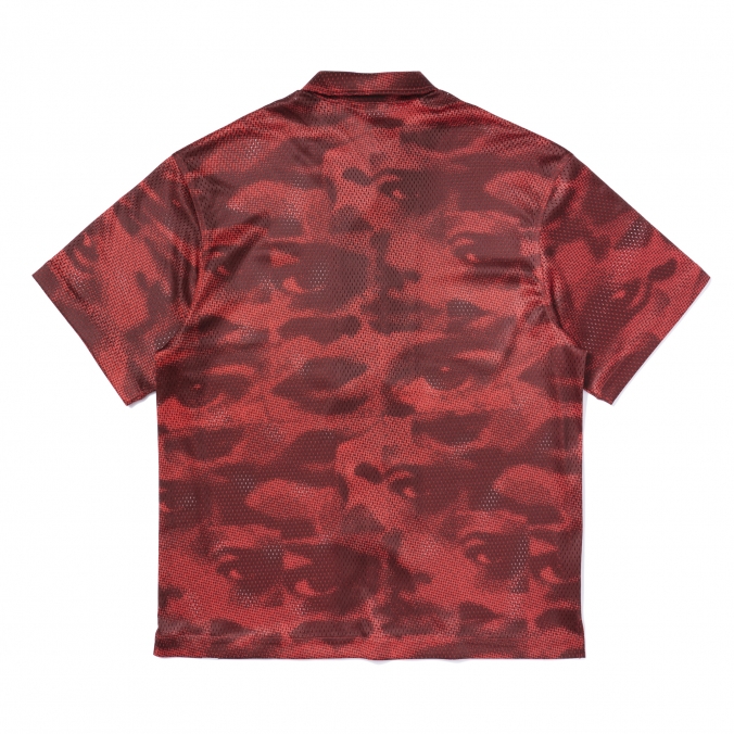 EYES MESH SHIRTS RED