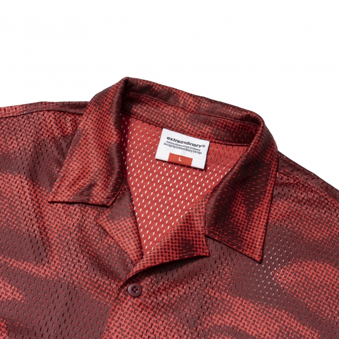 EYES MESH SHIRTS RED