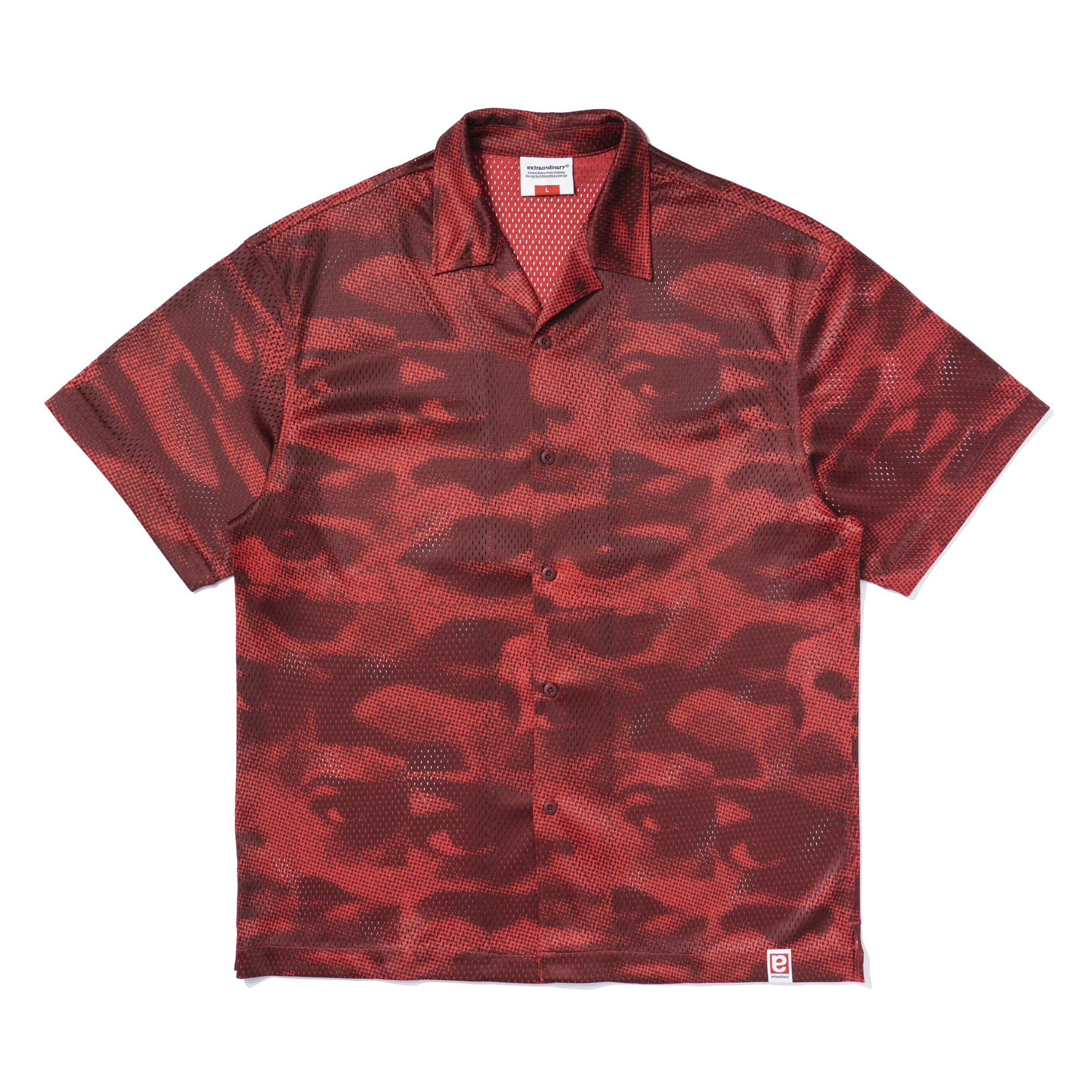 EYES MESH SHIRTS RED
