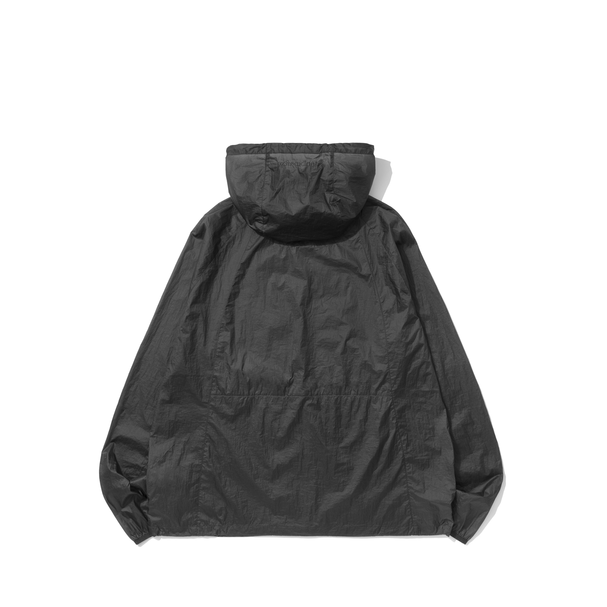SHEER NYLON WINDBREAKER JACKET CHARCOAL