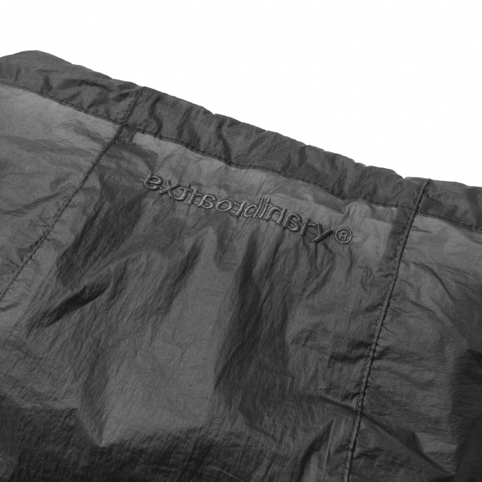 SHEER NYLON WINDBREAKER JACKET CHARCOAL