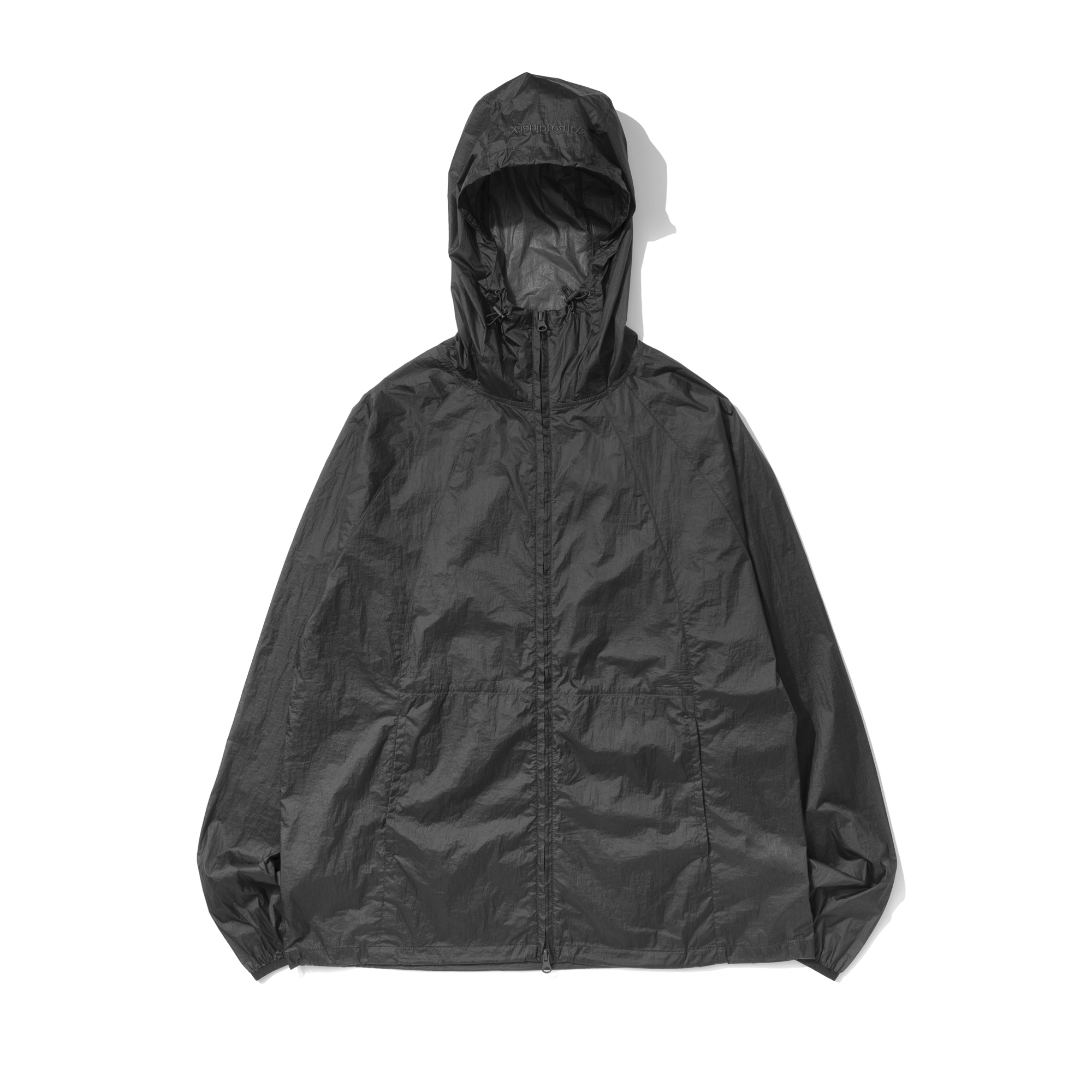 SHEER NYLON WINDBREAKER JACKET CHARCOAL