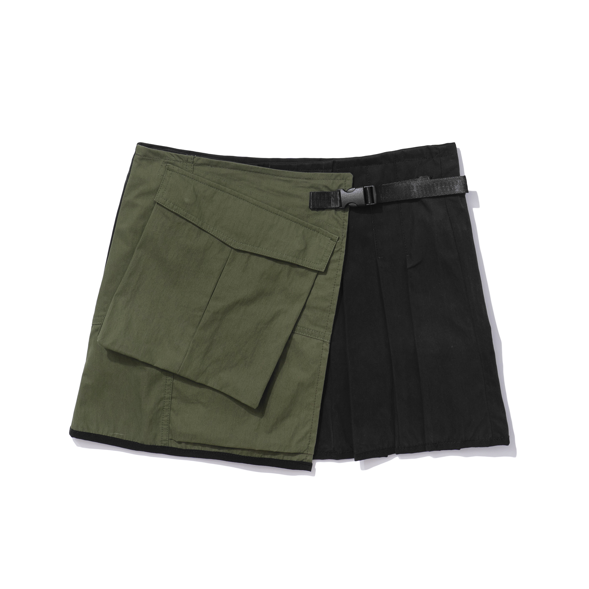 POCKET RAP SKIRT KHAKI