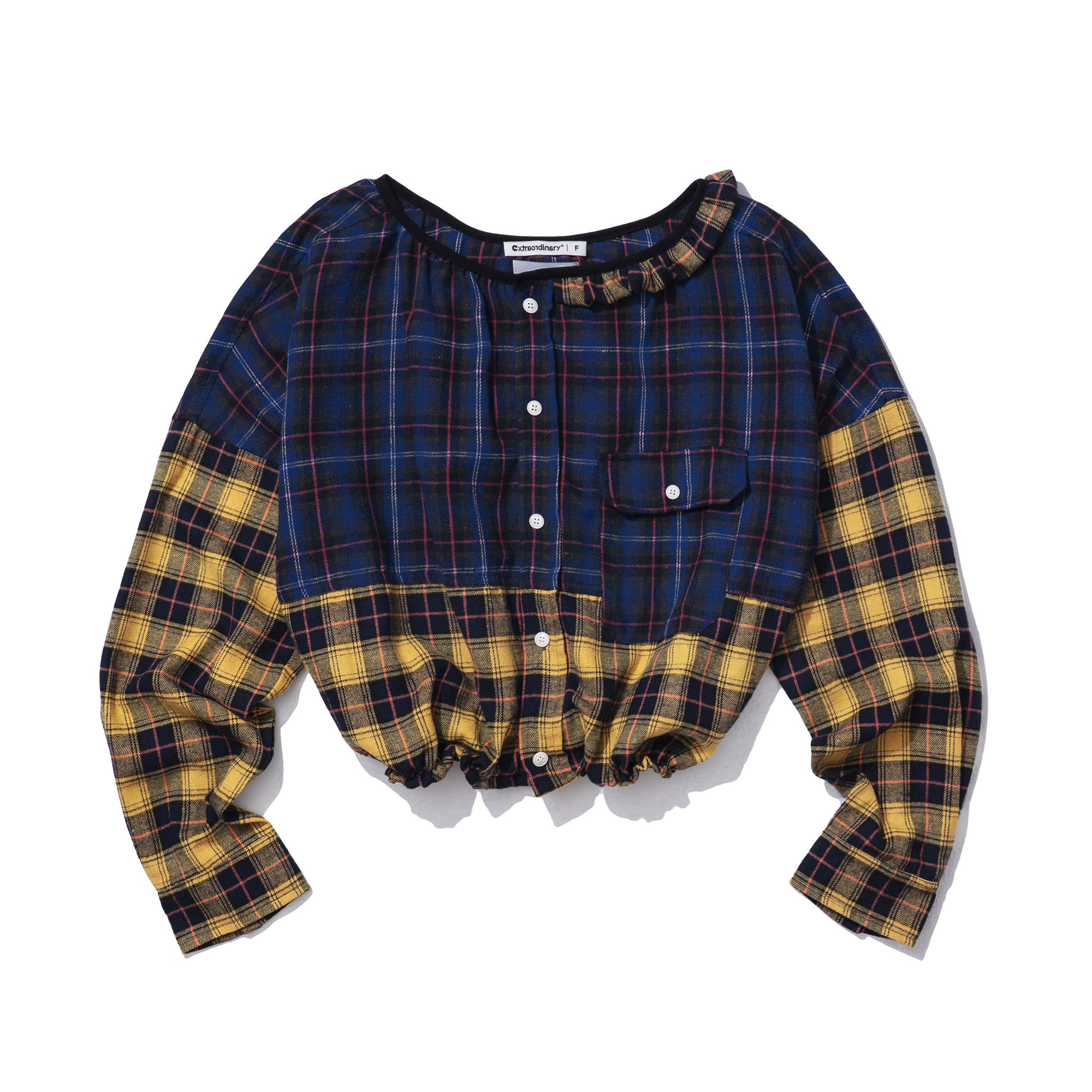 SHIRING MIX CHECK SHIRT MULTI