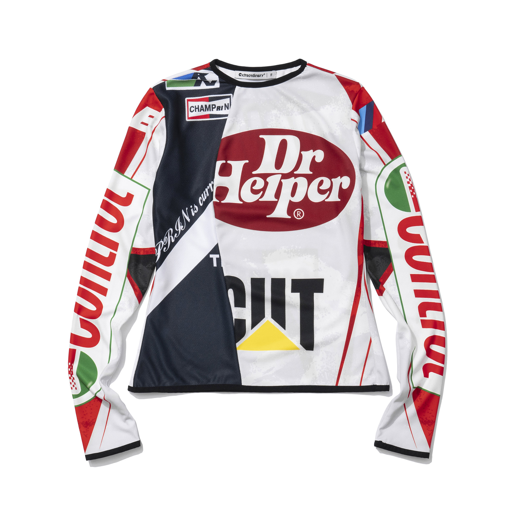 CURVED SECTION RACING LONG-SLEEVE OFF WHITE