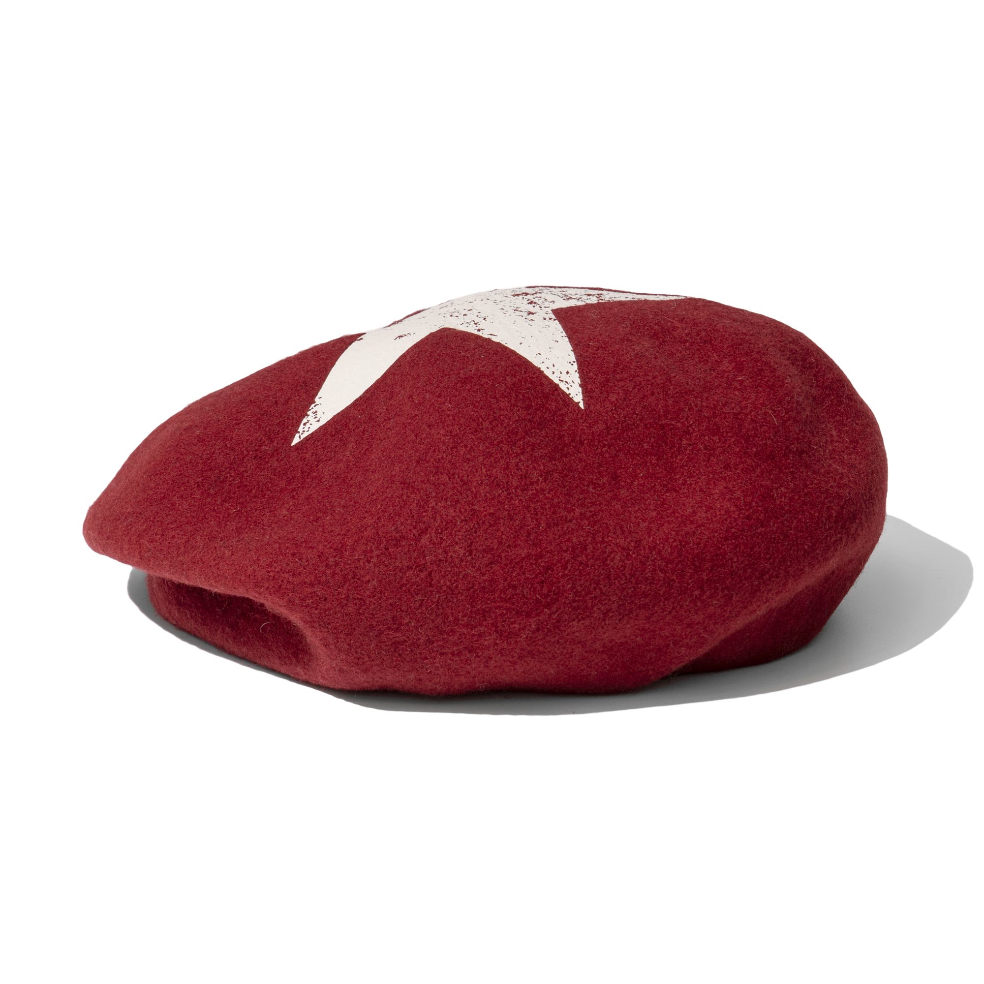 STARLIGHT BERET HAT BURGUNDY
