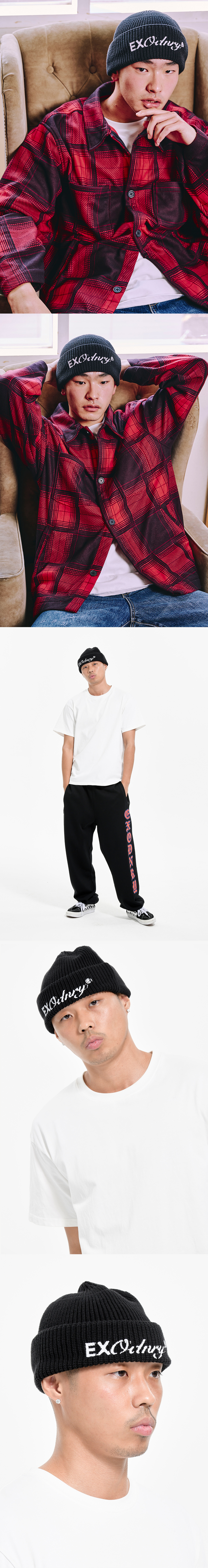 EXODNRY SHORT BEANIE BLACK