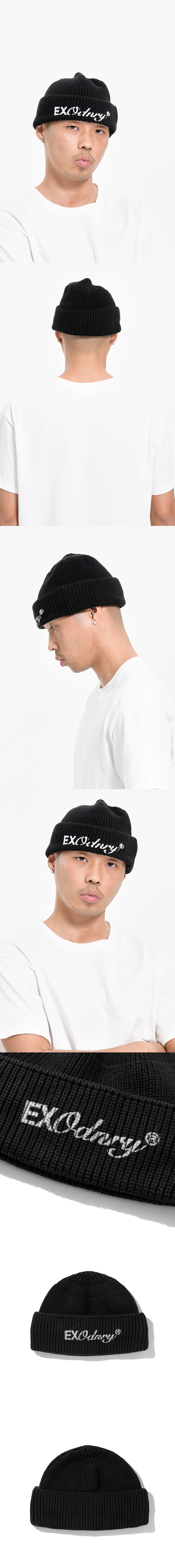 EXODNRY SHORT BEANIE BLACK