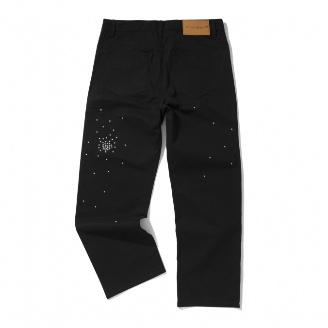 CURSOR DRIFT COATED PANTS BLACK