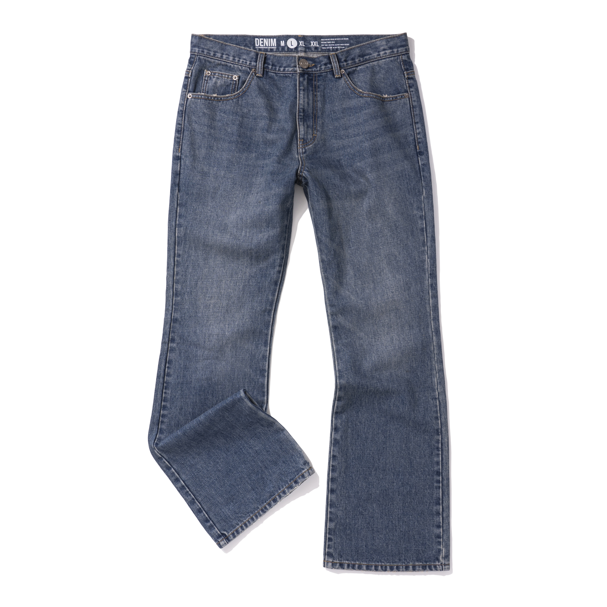 FLARE DENIM PANTS INDIGO