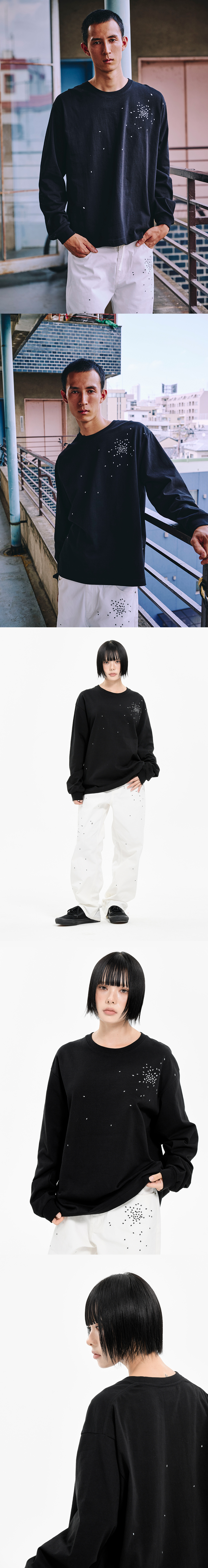 CURSOR DRIFT LS TEE BLACK