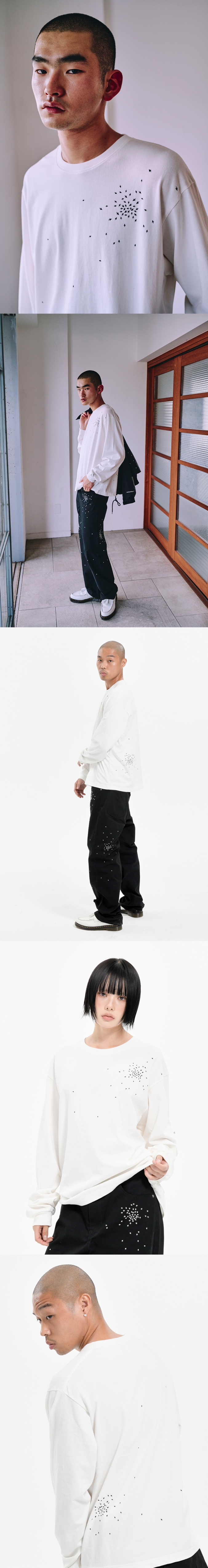 CURSOR DRIFT LS TEE OFF WHITE