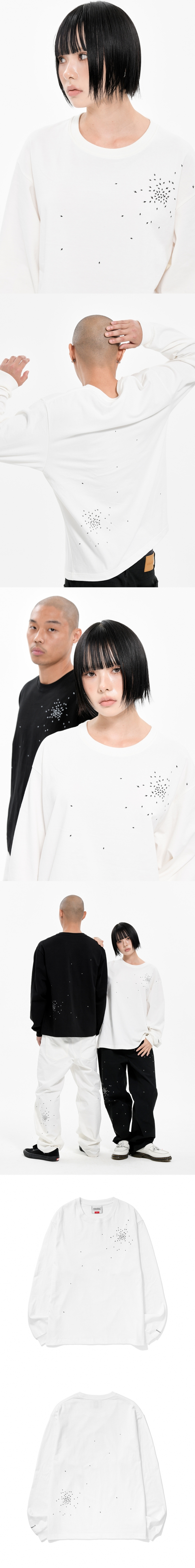 CURSOR DRIFT LS TEE OFF WHITE