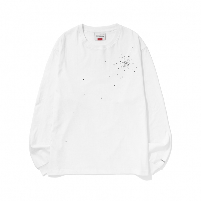CURSOR DRIFT LS TEE OFF WHITE