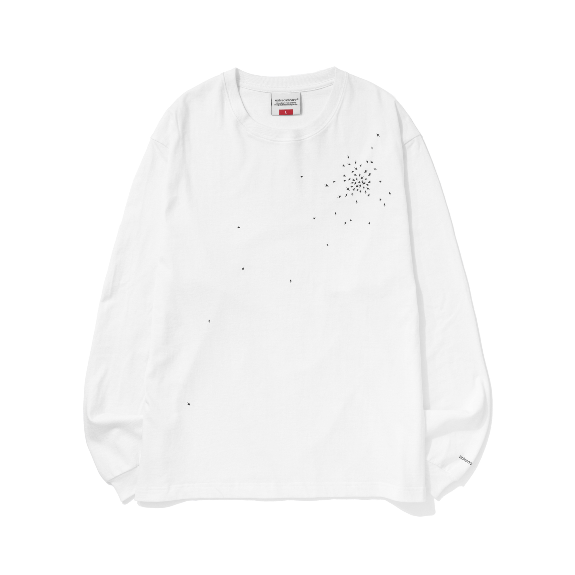 CURSOR DRIFT LS TEE OFF WHITE