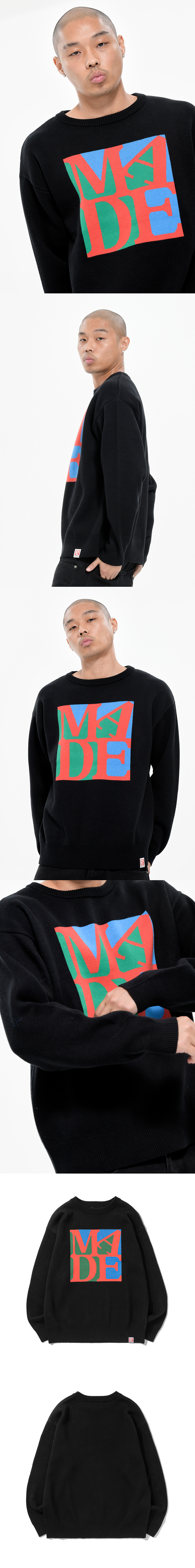 EXODNRY MADE SWEATER BLACK