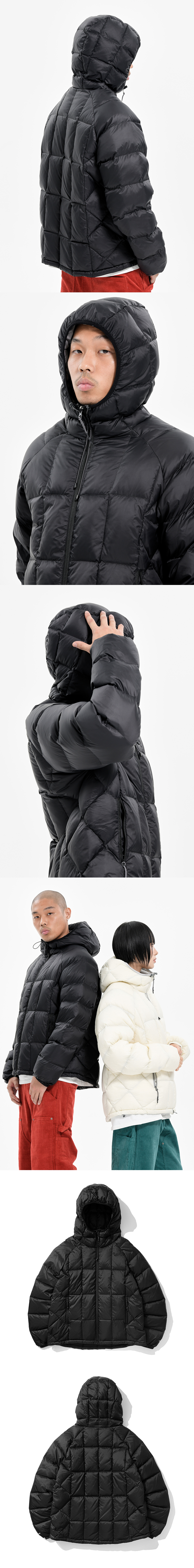 EXODNRY PRISM DOWN JACKET BLACK