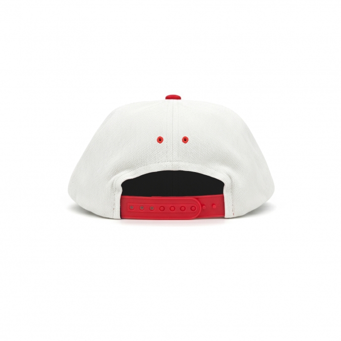OVERSIZE CONCEPT LOGO CAP WHITE