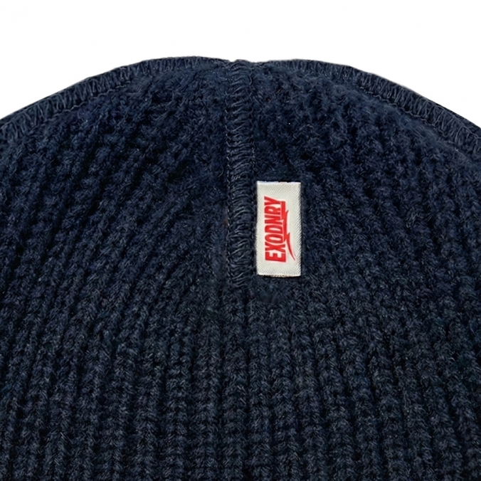 REVERSIBLE BLANK BEANIE NAVY