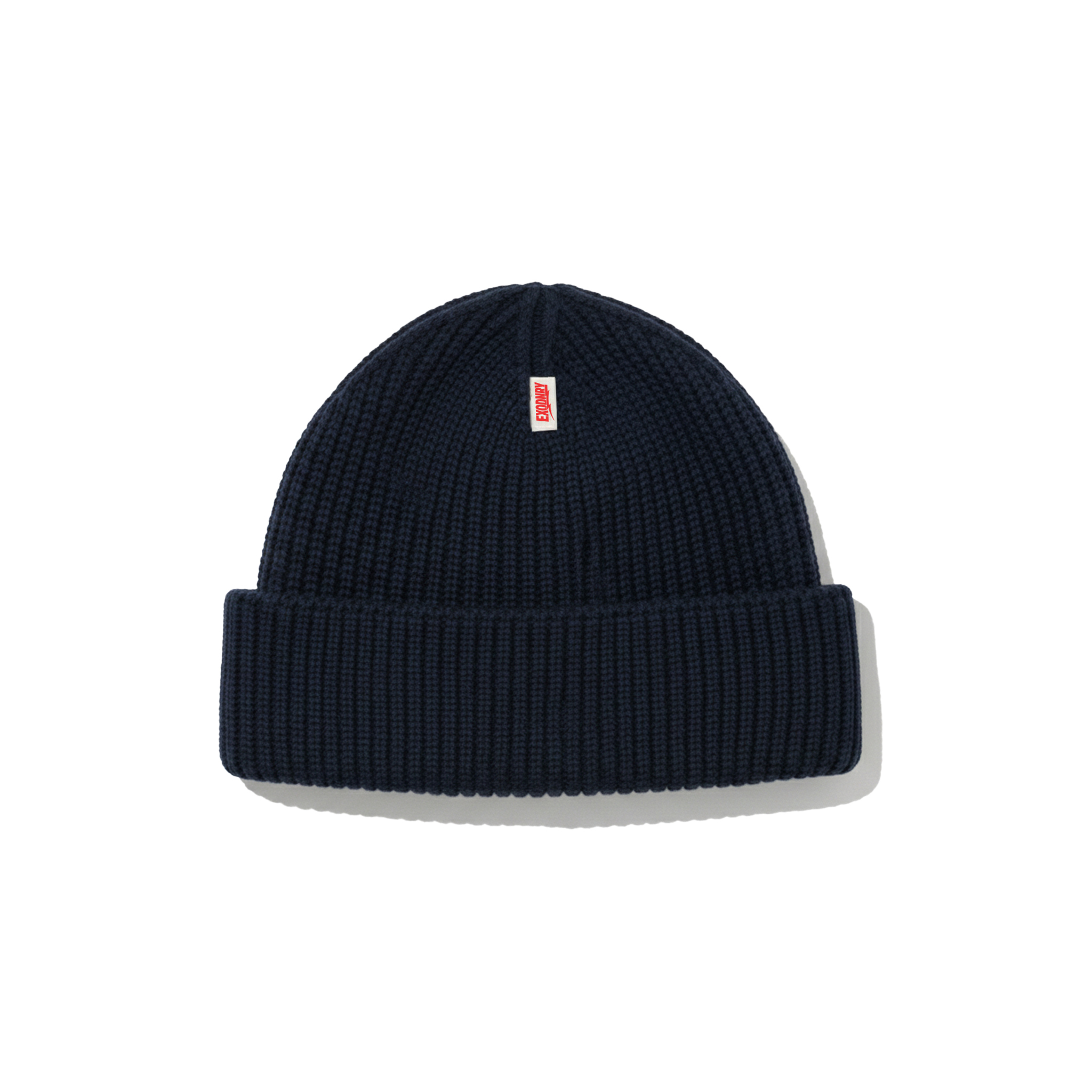 REVERSIBLE BLANK BEANIE NAVY