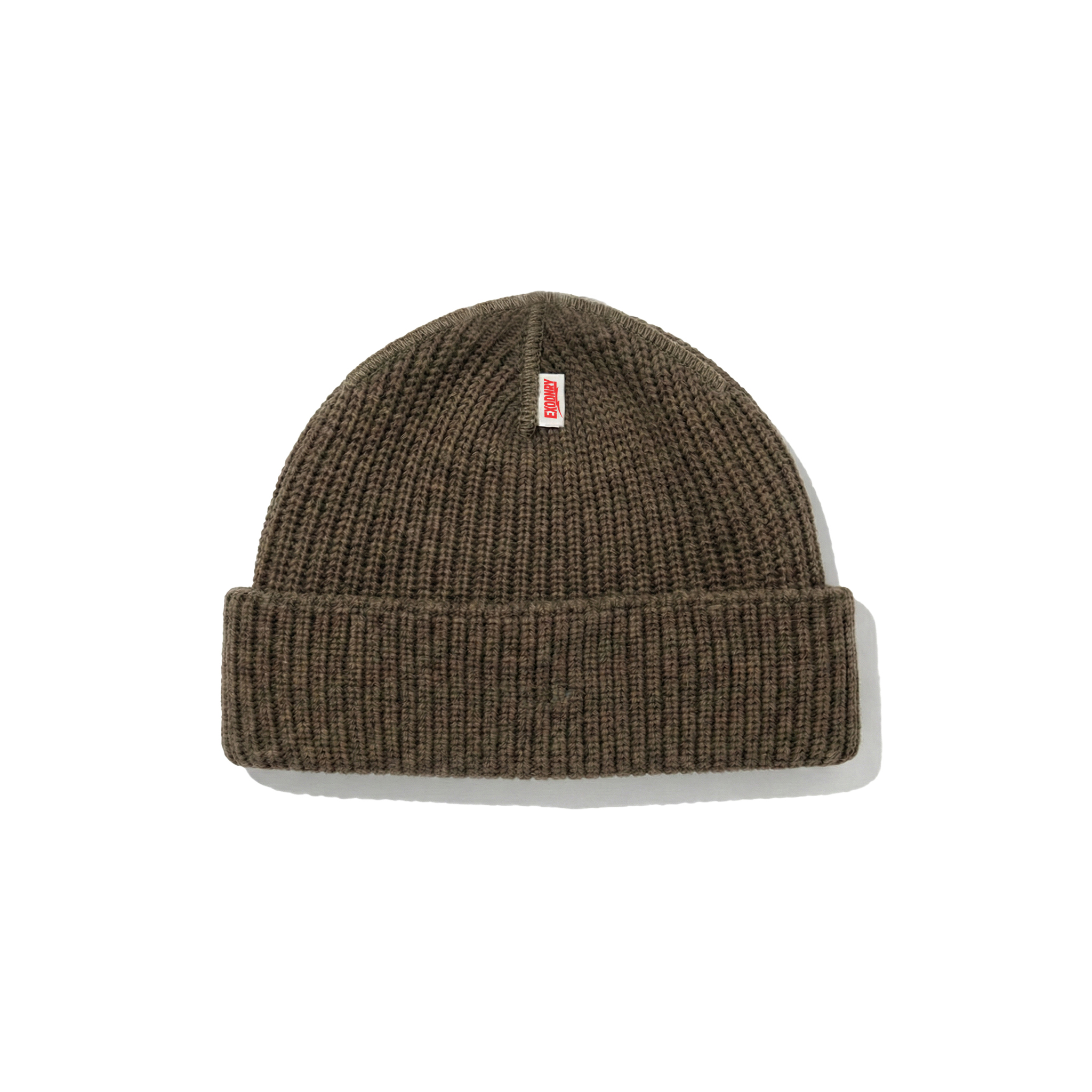 REVERSIBLE BLANK BEANIE KHAKI