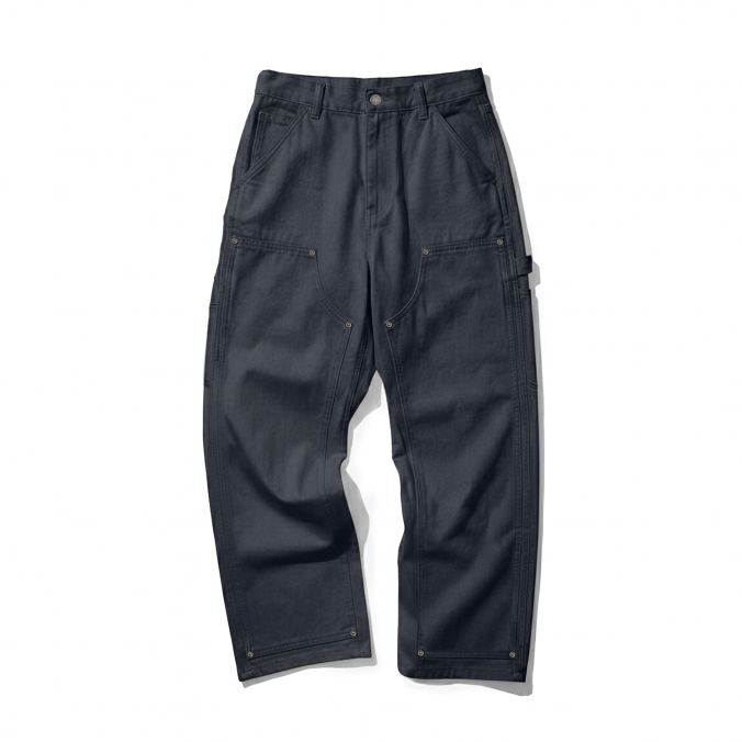 DOUBLE KNEE PANTS DEEP BLUE
