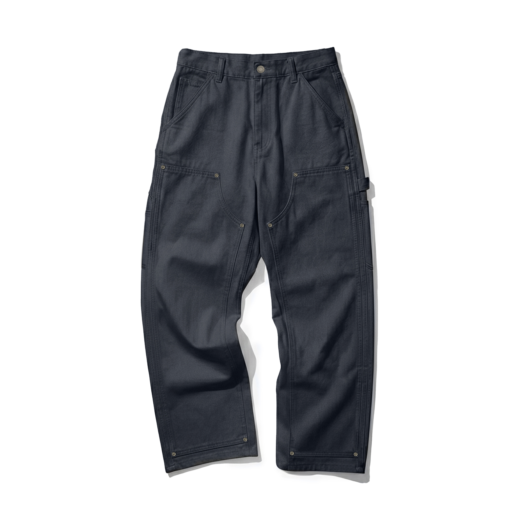 DOUBLE KNEE PANTS DEEP BLUE