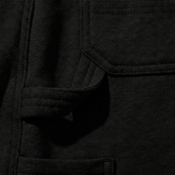 DOUBLE KNEE SWEATPANTS BLACK