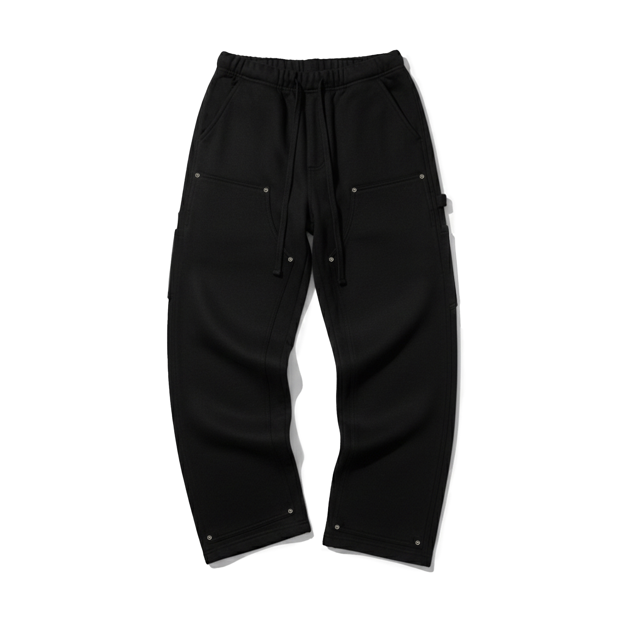 DOUBLE KNEE SWEATPANTS BLACK