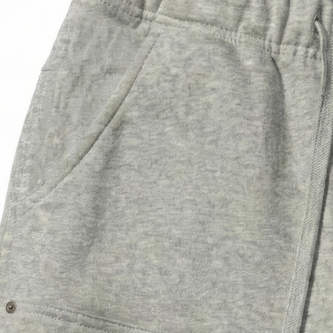 DOUBLE KNEE SWEATPANTS MELANGE GREY