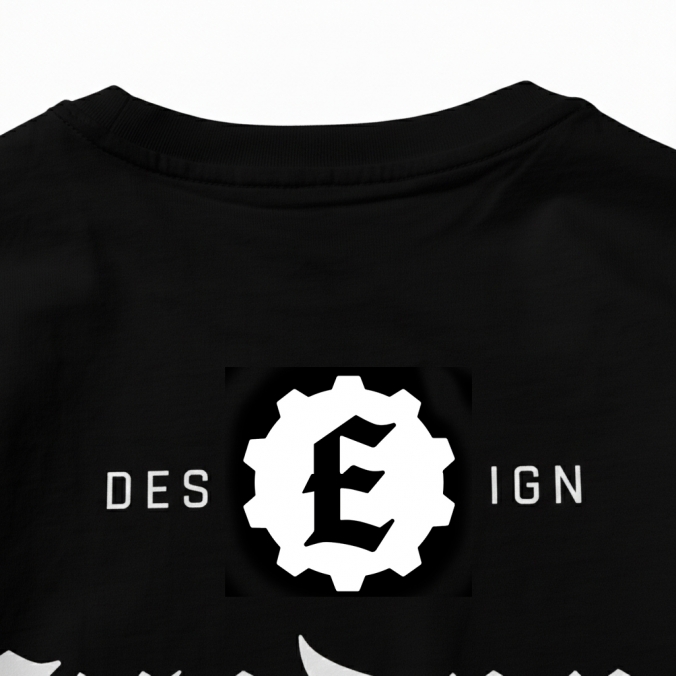 STUDIO LOGO POCKET TEE BLACK